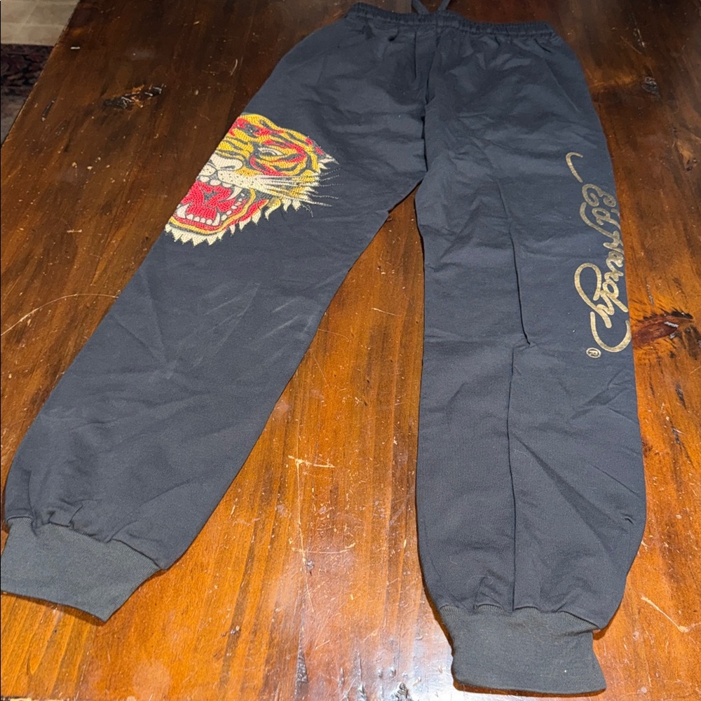 NEW ED HARDY TIGER SWEATPANTS | JOGGERS🖤 - Picture 11 of 14